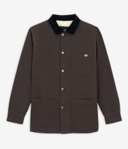 Dickies Duck High Pile Fleece Line Chore Jacket (dark brown)