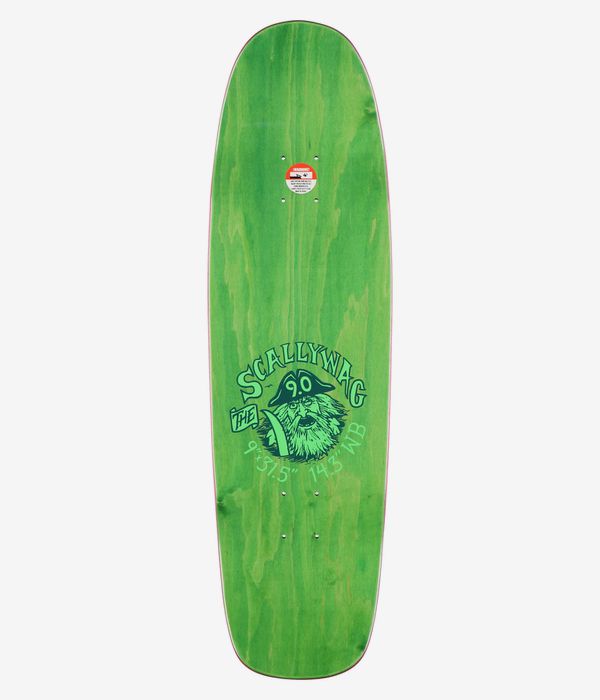 Anti Hero Team Shaped Eagle Scallywag 9" Planche de skateboard (green)