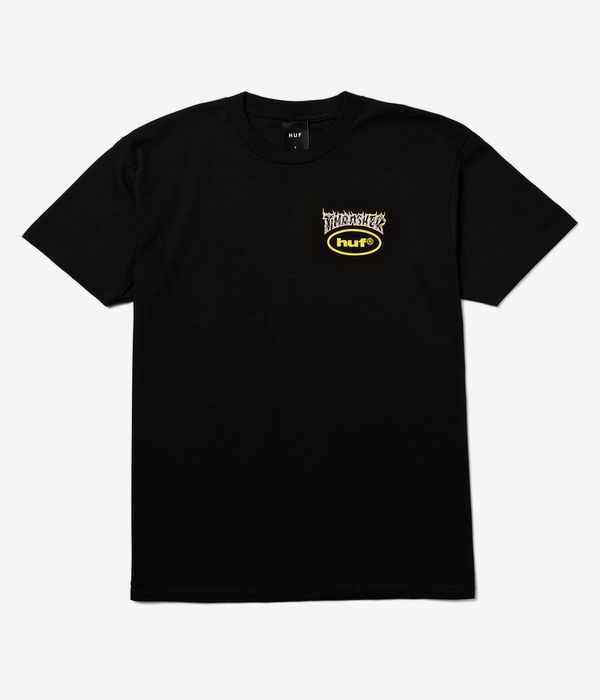 HUF x Thrasher Meltdown T-Shirt (black)