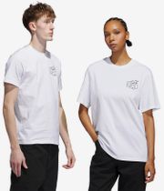 adidas Shmoo G 1 T-Shirt (white black)