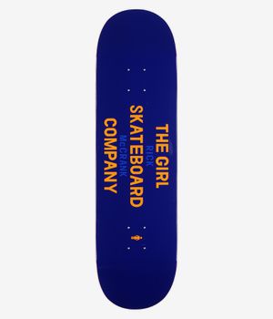 Girl McCrank Sans Twin Tip 8.5" Skateboard Deck (blue)