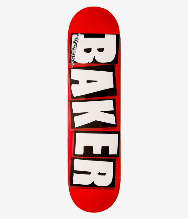 Baker Team Brand Logo 8.25" Tavola da skateboard (white)