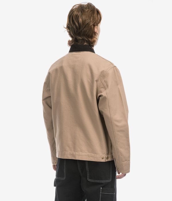 Carhartt WIP Detroit Organic Dearborn Giacca (dusty h brown tobacco rinsed)