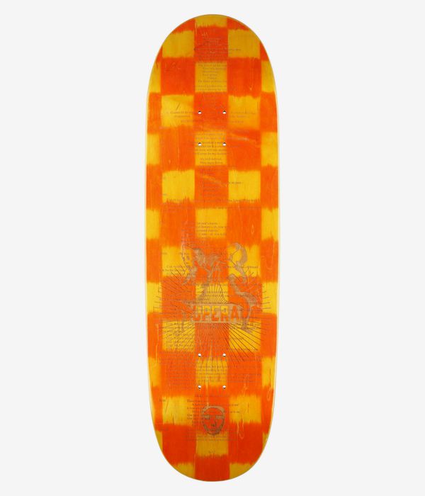 Opera 2035 Laser 9" Skateboard Deck (orange)