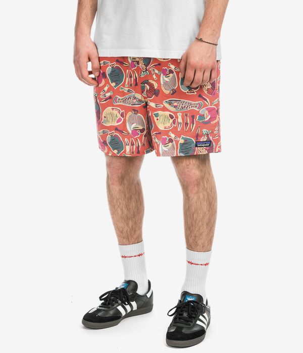 Patagonia Baggies 5" Shorts (wrasse pollinator orange)