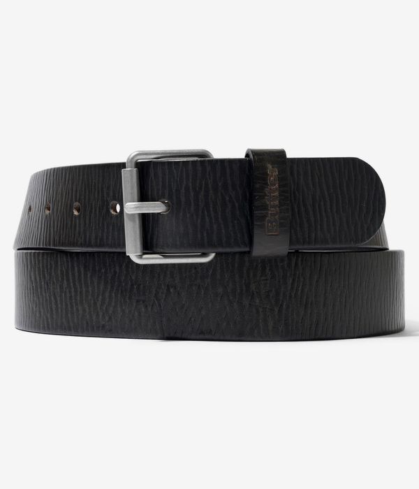 Butter Goods Distressed Leather Pasek (black)
