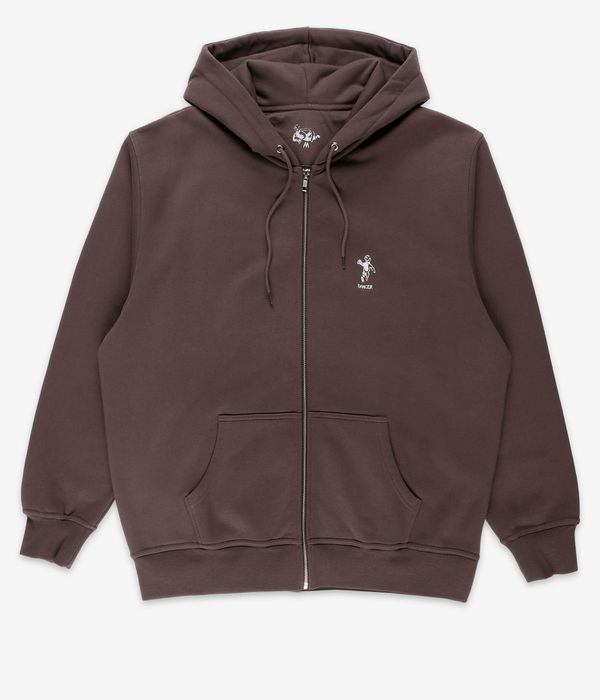 Dancer OG Logo Bluza z Kapturem na Zamek (brown)