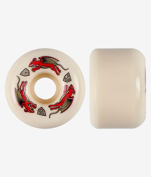 Powell-Peralta Dragons Nano Rat AA2 Asymmetrical Wide Ride Wheels (offwhite) 56 mm 93A 4 Pack