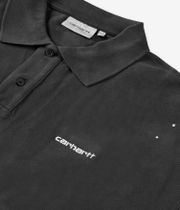Carhartt WIP Painter Polo-Shirt (black destroy wash splatter)
