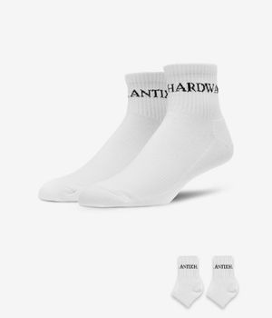 Antix Scriptum Mid Socks US 6-13 (white) 3 Pack