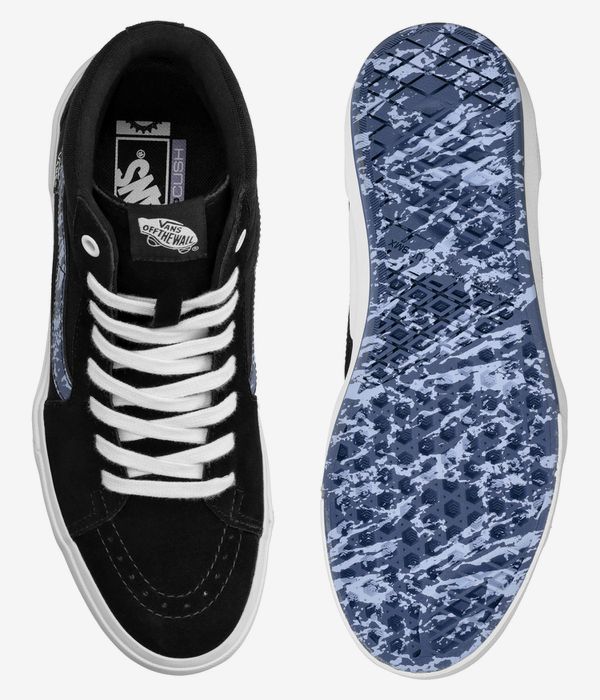 Vans BMX Sk8-Hi Shoes (marble black white blue)