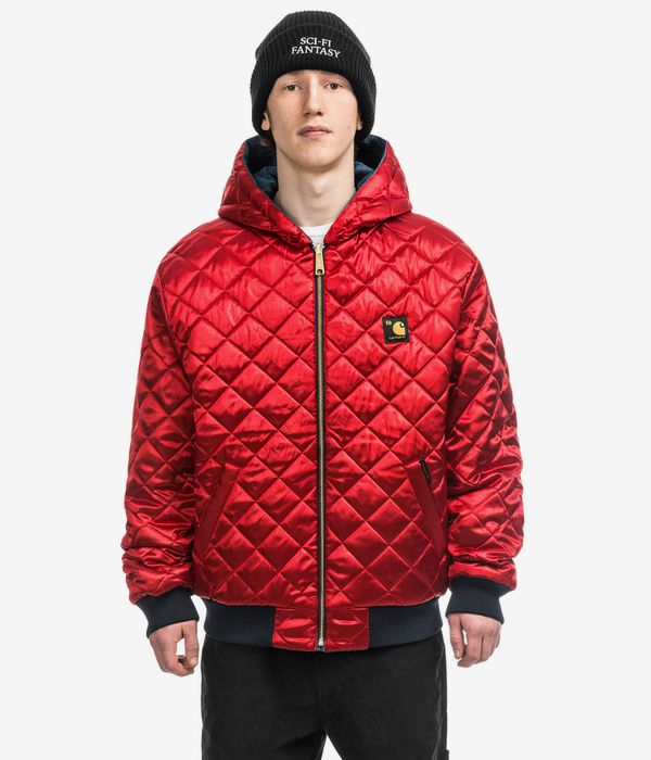 Carhartt WIP 50 Years Anniversary OG Active Denim Jacke reversible (blue usa red stone bleached)