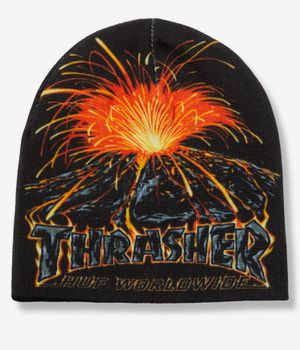 HUF x Thrasher Meltdcown Reversible Beanie (black)