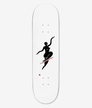 Polar Team No Complies 8.5" Skateboard Deck (white)
