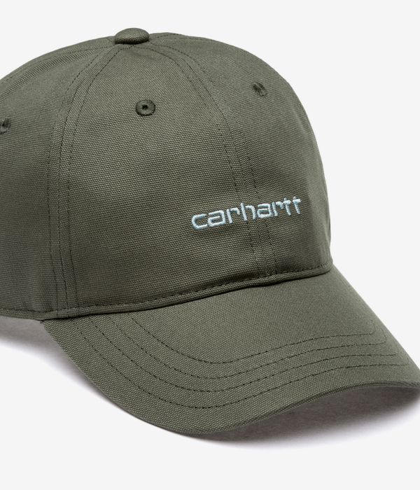 Carhartt WIP Canvas Script Gorra (leaf tourmaline)