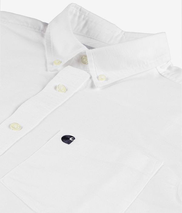Carhartt WIP C-Logo Camicia (white dark navy)