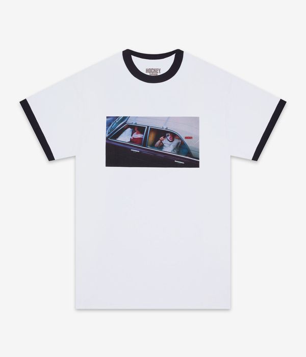 HOCKEY Car Kid T-Shirt (white pink)