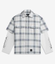 RASSVET | PACCBET Doom Waffle Work Overshirt Hemd (grey)