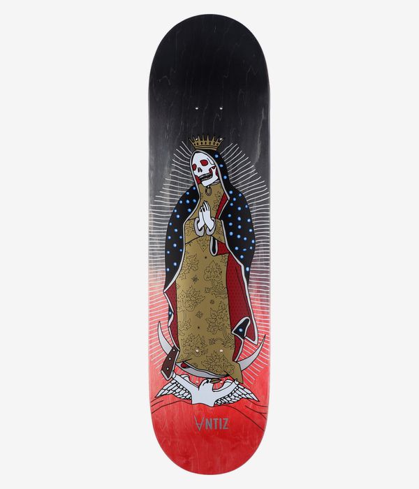Antiz Maria 8.25 Skateboard Deck black red