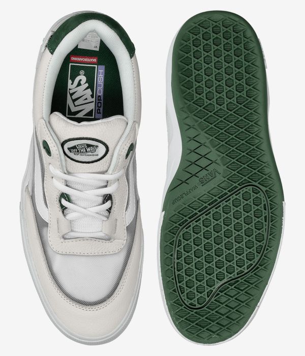 New Vans Wayvee White/Green Sneakers Low-Top Skate Shoes 2023