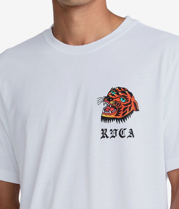 RVCA Kaleb Tiger T-Shirt (white)