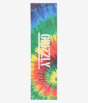 Grizzly Tie Dye Stamp #5 9" Grip Skate (rasta)