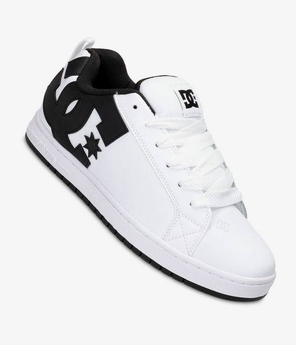 DC Court Graffik Shoes (white black black)