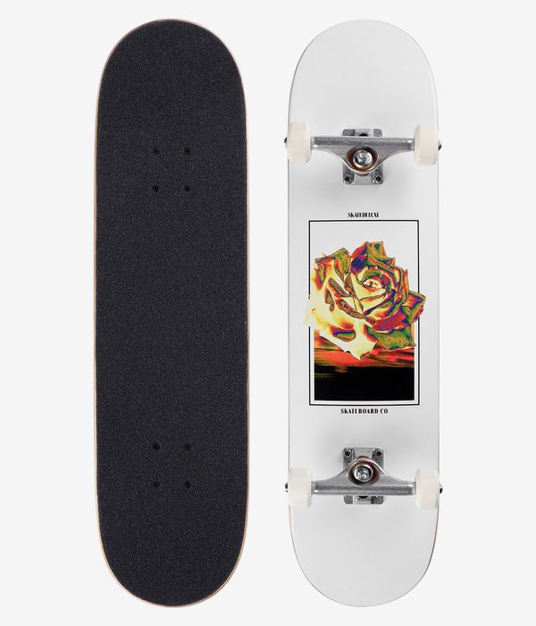 skatedeluxe Rose 8" Complete-Skateboard (white)