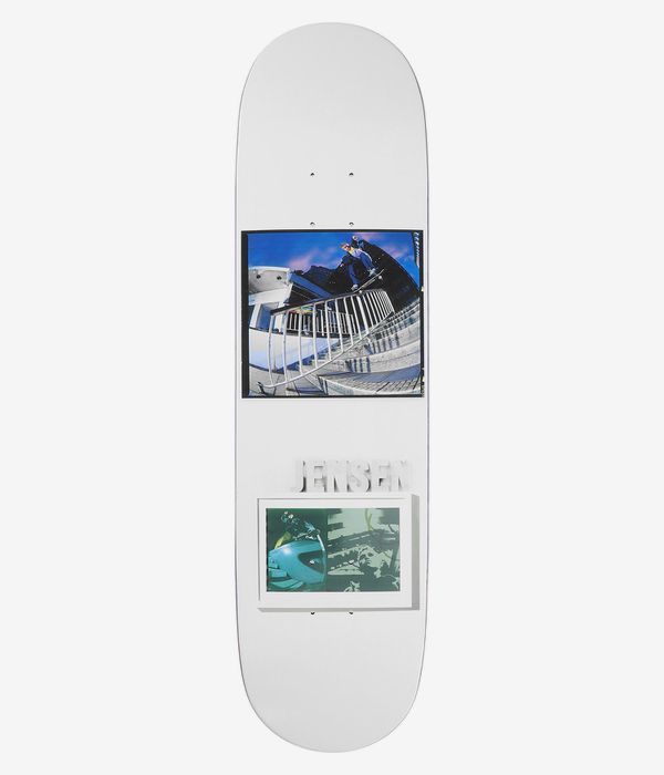 Isle Jensen Bartok 8.25" Planche de skateboard (white)