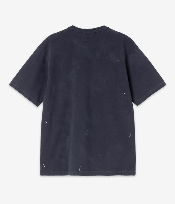 Carhartt WIP Painter T-Shirt (dark navy destroy wash splatter)
