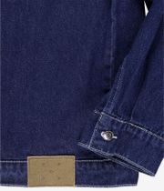 Pop Trading Company Full Button Denim Veste (rinsed denim)