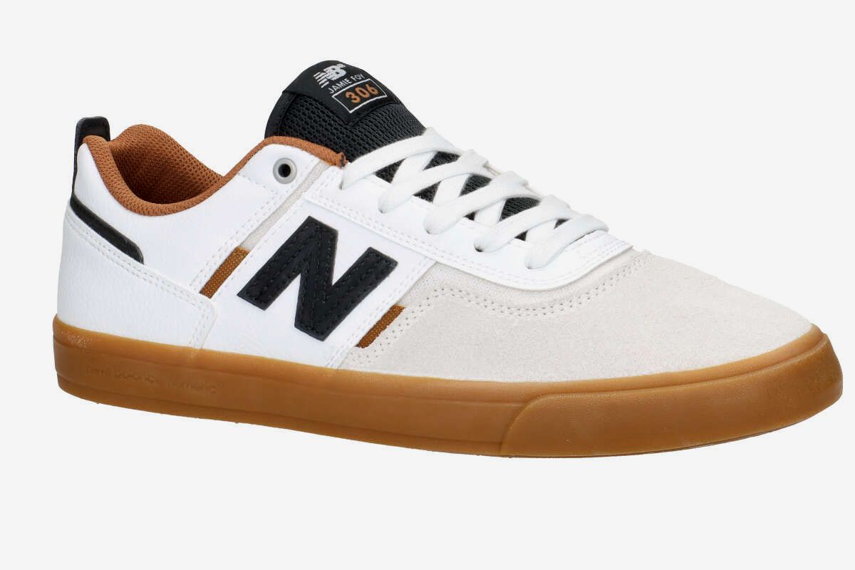 New Balance Numeric 306 Shoes (white black gum)