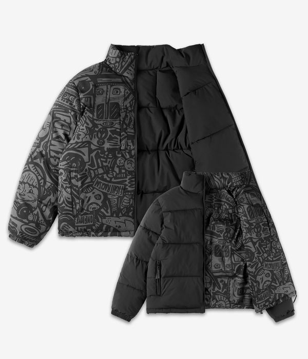 Iriedaily Reverser Puffer Veste (black)