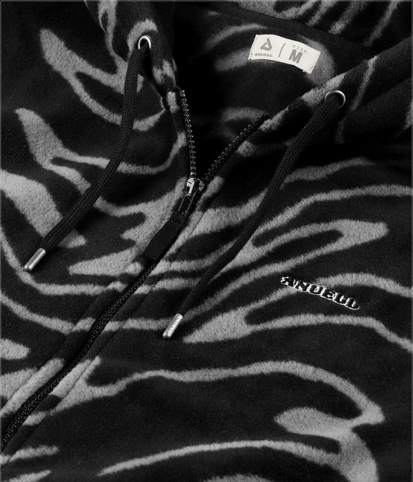 Anuell Majesty Fleece Zip-Hoodie (black grey)