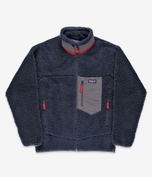 Shop Patagonia Classic Retro-X Jacket (new navy wax red) online 