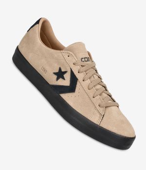 Shop Converse Pro Leather Vulc Shoes (nomade khaki black black) online |