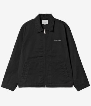 Carhartt WIP Module Script Denison Veste (black white rinsed)