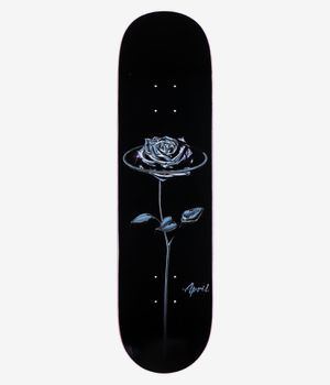 April Chrome Rose 8.125" Planche de skateboard (black)