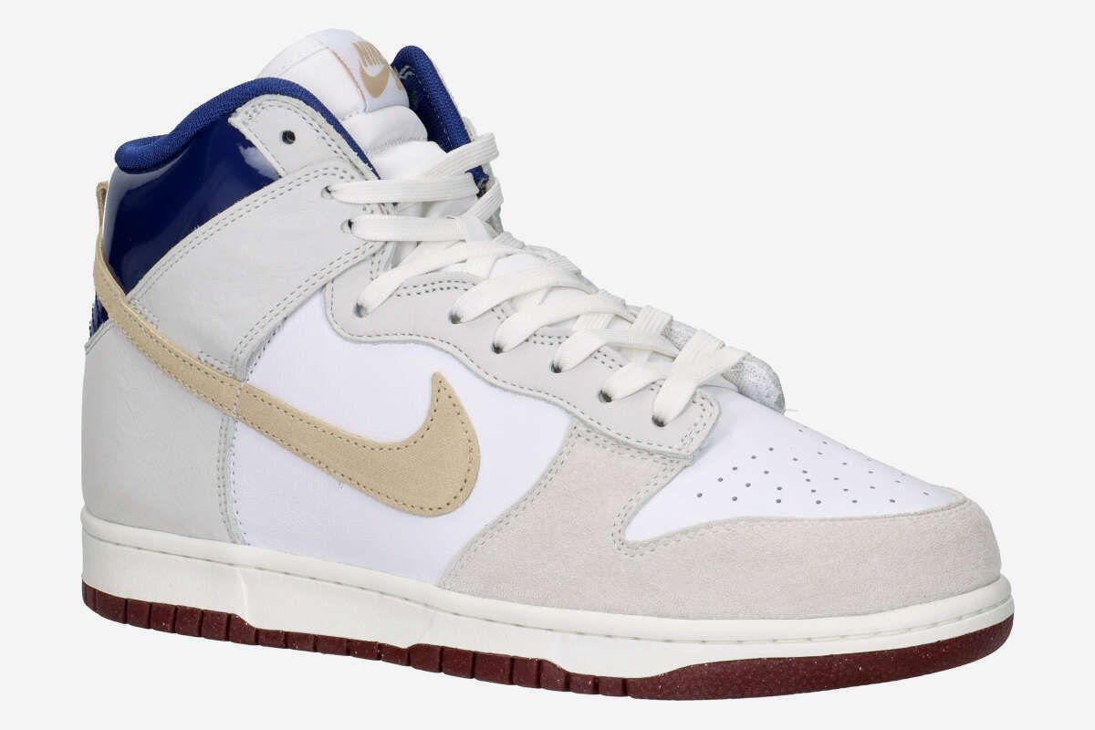 Nike SB Dunk High Pro QS BY Zapatilla (white ivory sand dune blue void)