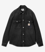 Carhartt WIP Harvey Olympia Shirt Jas (black dark used wash)