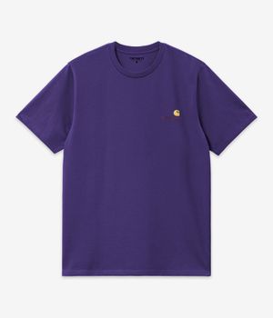 Carhartt WIP American Script Organic T-Shirt (aura)