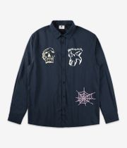 Poetic Collective Three Prints Shirt (navy)
