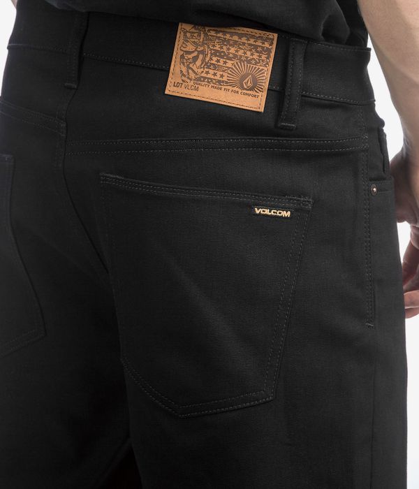 Volcom Modown Tapered Jeans (black on black)
