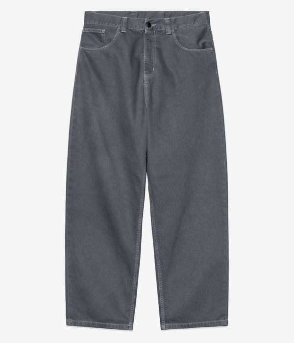 Carhartt WIP Brandon Pant Clark Broeken (graphite stone dyed)
