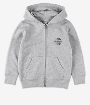 skatedeluxe World Zip-Sweatshirt avec capuchon kids (heather grey)
