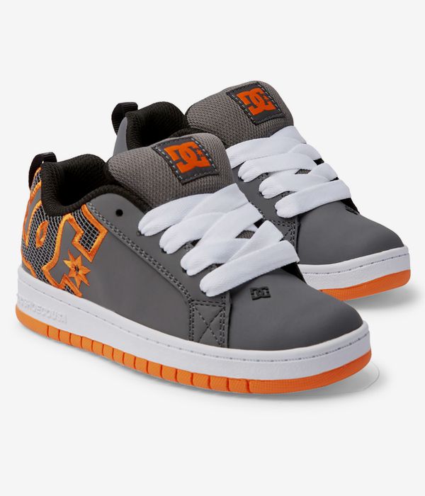 DC Court Graffik Schuh kids (grey orange)