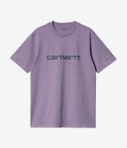 Carhartt WIP Script Camiseta (glassy purple discovery green)