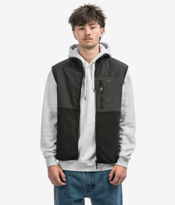 Iriedaily Auf Deck Fleece Vest (uni black)