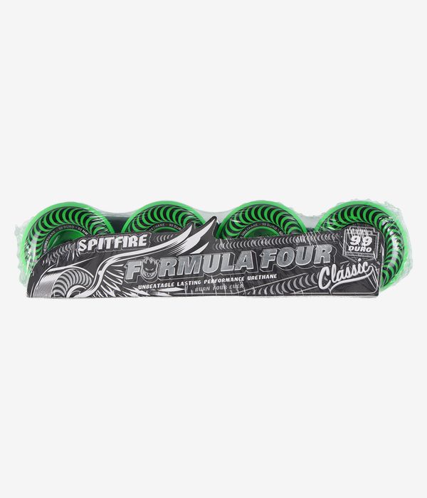 Spitfire Formula Four Classics Rollen (neon green) 52 mm 99A 4er Pack