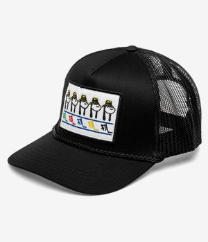 Fucking Awesome Spike Repeat Embroidered 5 Panel Cap (black)